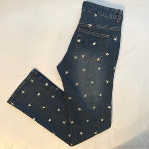 Vintage Lilly Pulitzer Denim Bootcut Jeans Starfish Embroidered Women’s 4